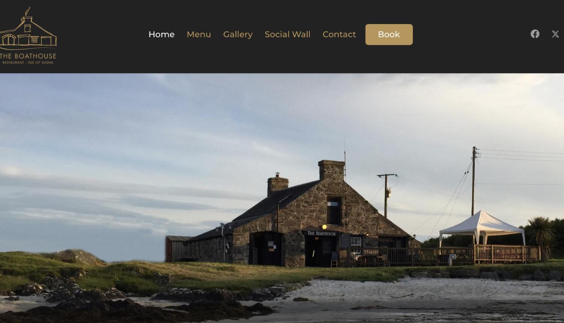 Beach View Cottage Isle of Gigha Extérieur photo